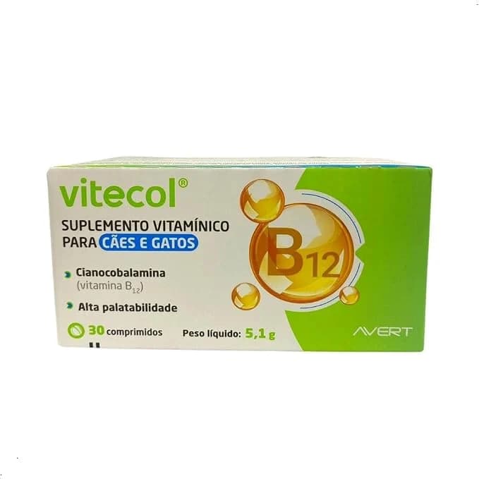 Avert Vitecol suplemento vitamínico 30 comprimidos
