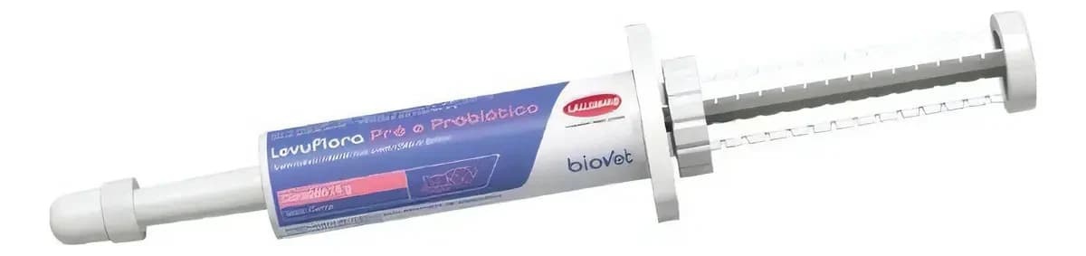 Biovet Levuflora pré e probiótico, seringa de 14 g