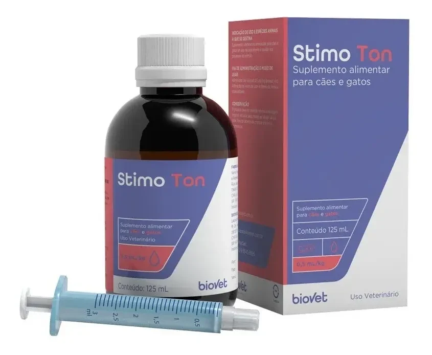 Biovet Stimo-Ton suplemento alimentar, frasco de 125 ml