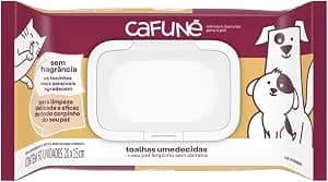 Cafuné toalhas umedecidas sem fragrância, cinquenta unidades
