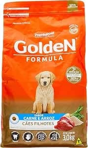 Golden Filhote carne e arroz 3 kg