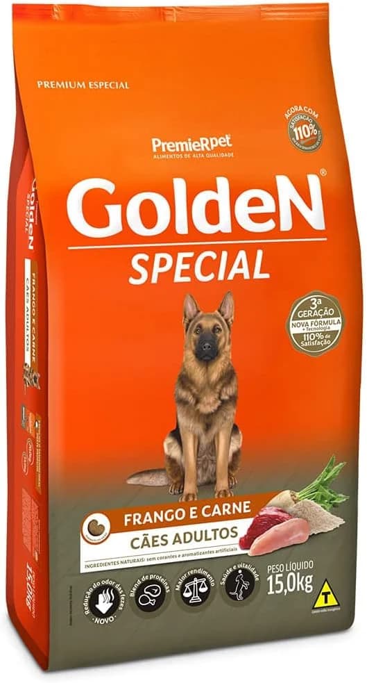 Golden Special adultos frango e carne 15 kg