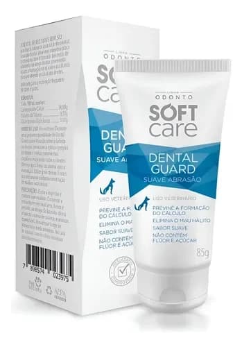 Creme dental Pet Society Soft Care Dental Guard para cães e gatos, tubo de 85g