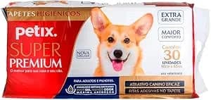 Petix tapete higiênico Super Premium, trinta unidades