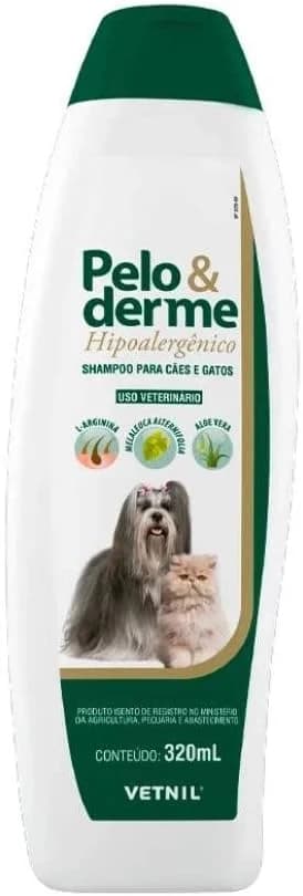 Vetnil Pelo e Derme shampoo hipoalergênico 320 ml