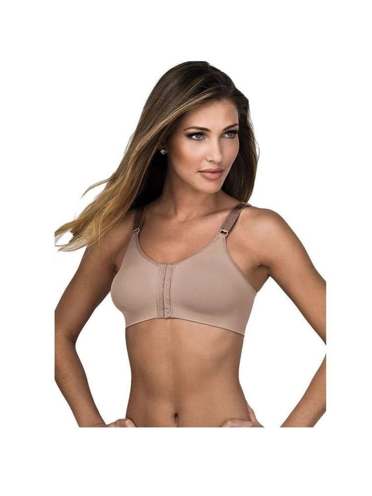 DeMillus Sutiã pós-cirúrgico sem aro com fecho frontal triplo DeMillus