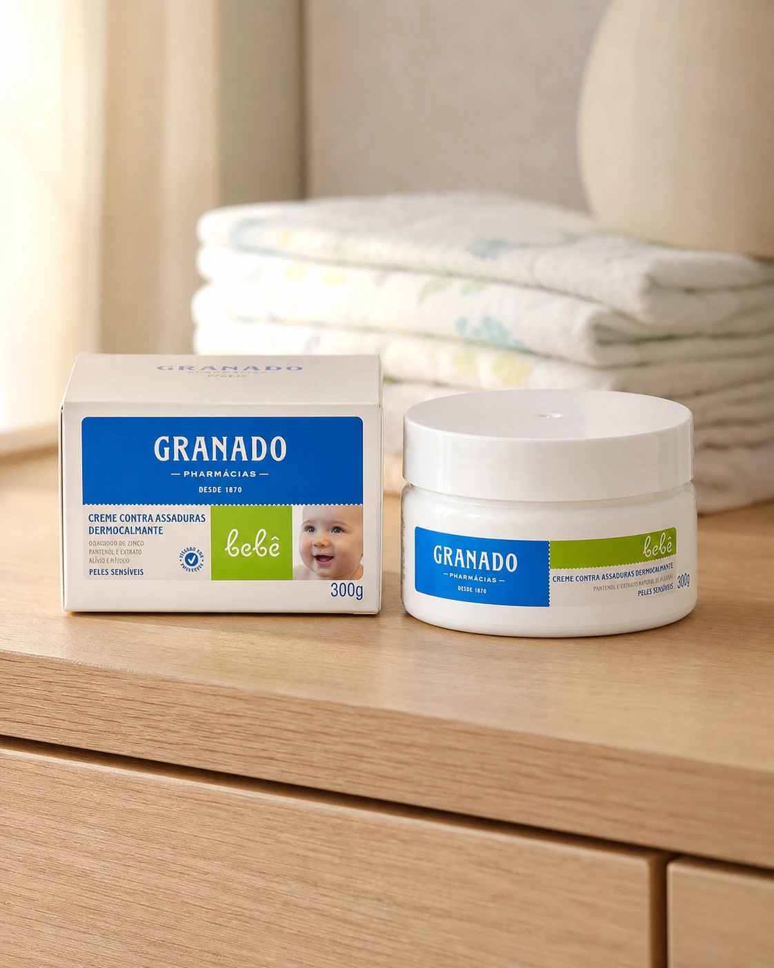 Granado Creme Contra Assaduras Dermocalmante Bebê 300g