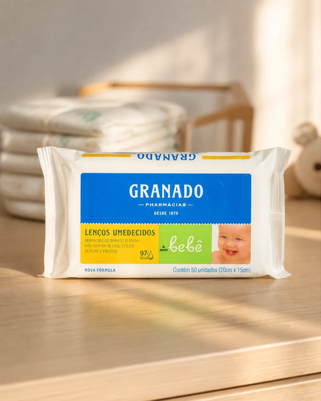 Granado Lenços Umedecidos Bebê Tradicional 50 unidades