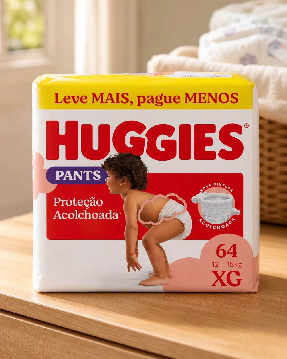 Fralda Huggies Roupinha Supreme Care XG 64 unidades
