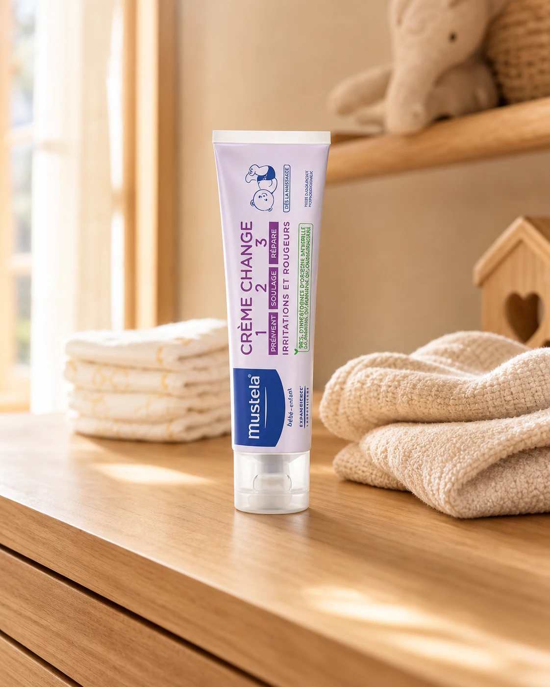 Mustela Creme Preventivo de Assaduras Vitaminado 1>2>3 108g