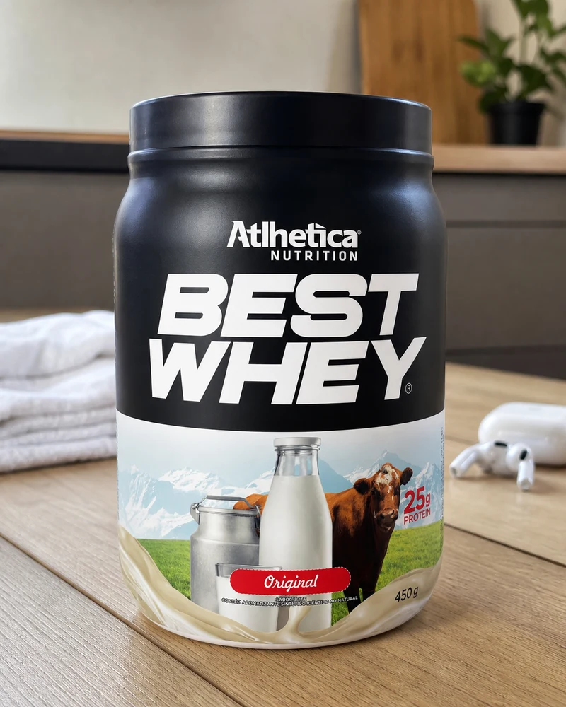 Atlhetica Nutrition Best Whey Original, embalagem de 450 g