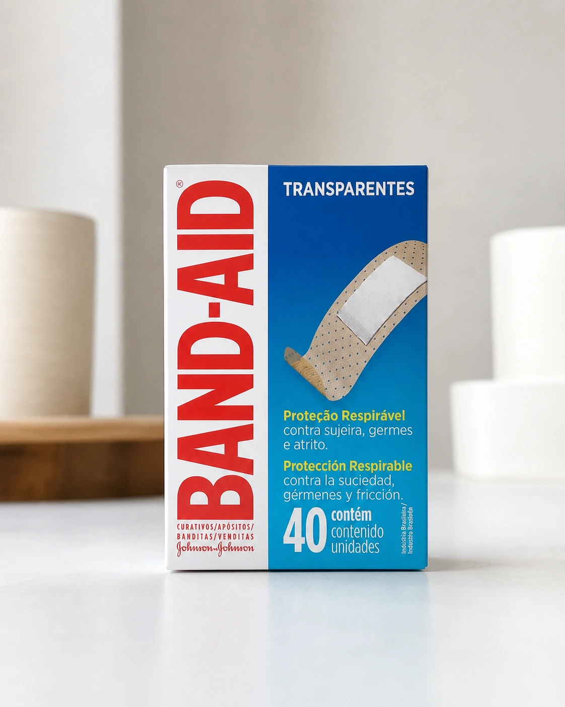 Band-Aid Band-Aid Curativos Adesivos Regular, 40 Unidades