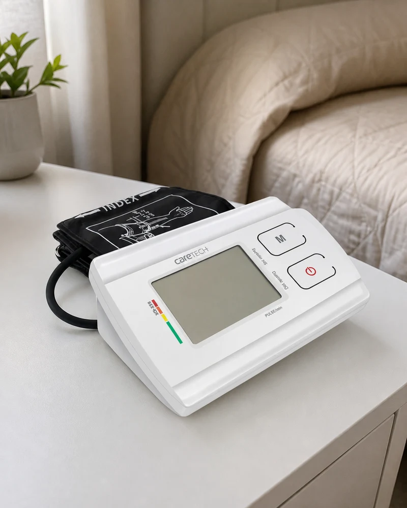 Monitor de pressão arterial de braço Caretech KD-558 branco