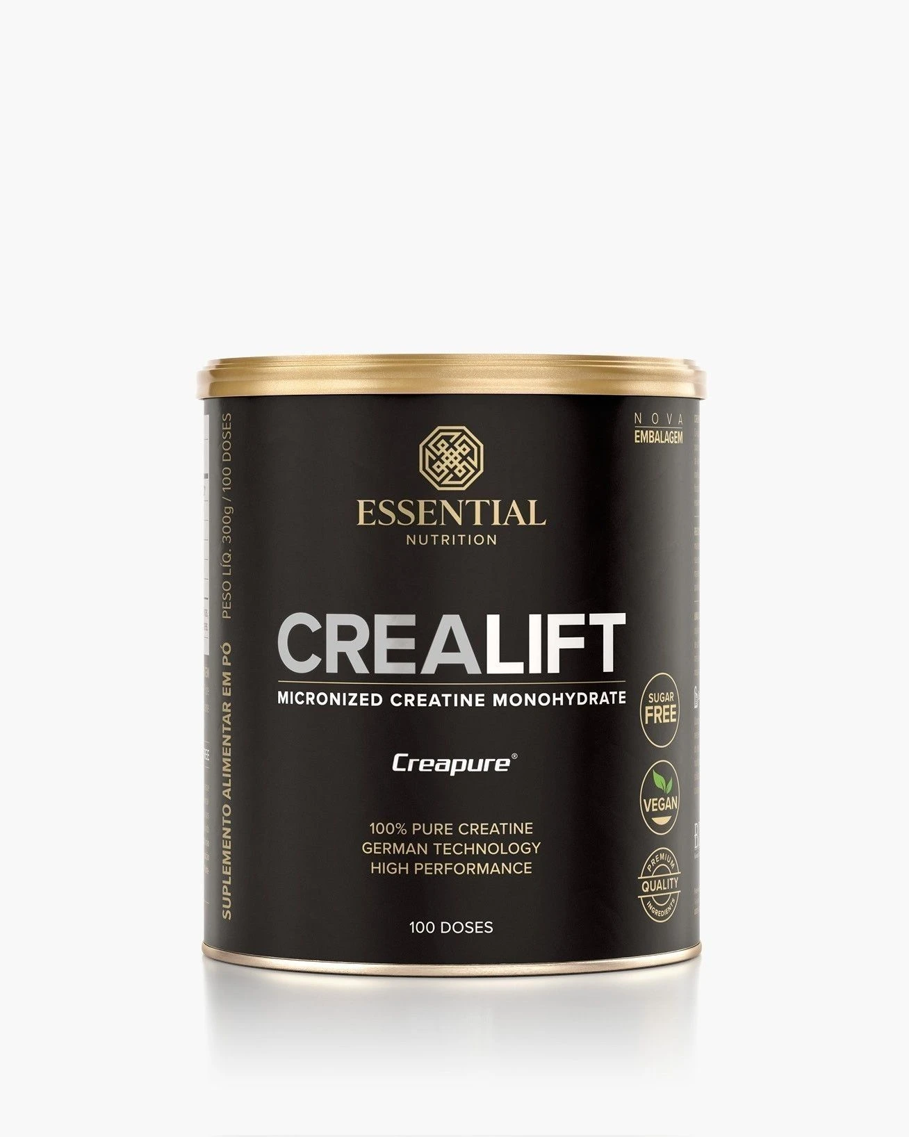 Essential Nutrition Crealift creatina monohidratada, lata de 300 g