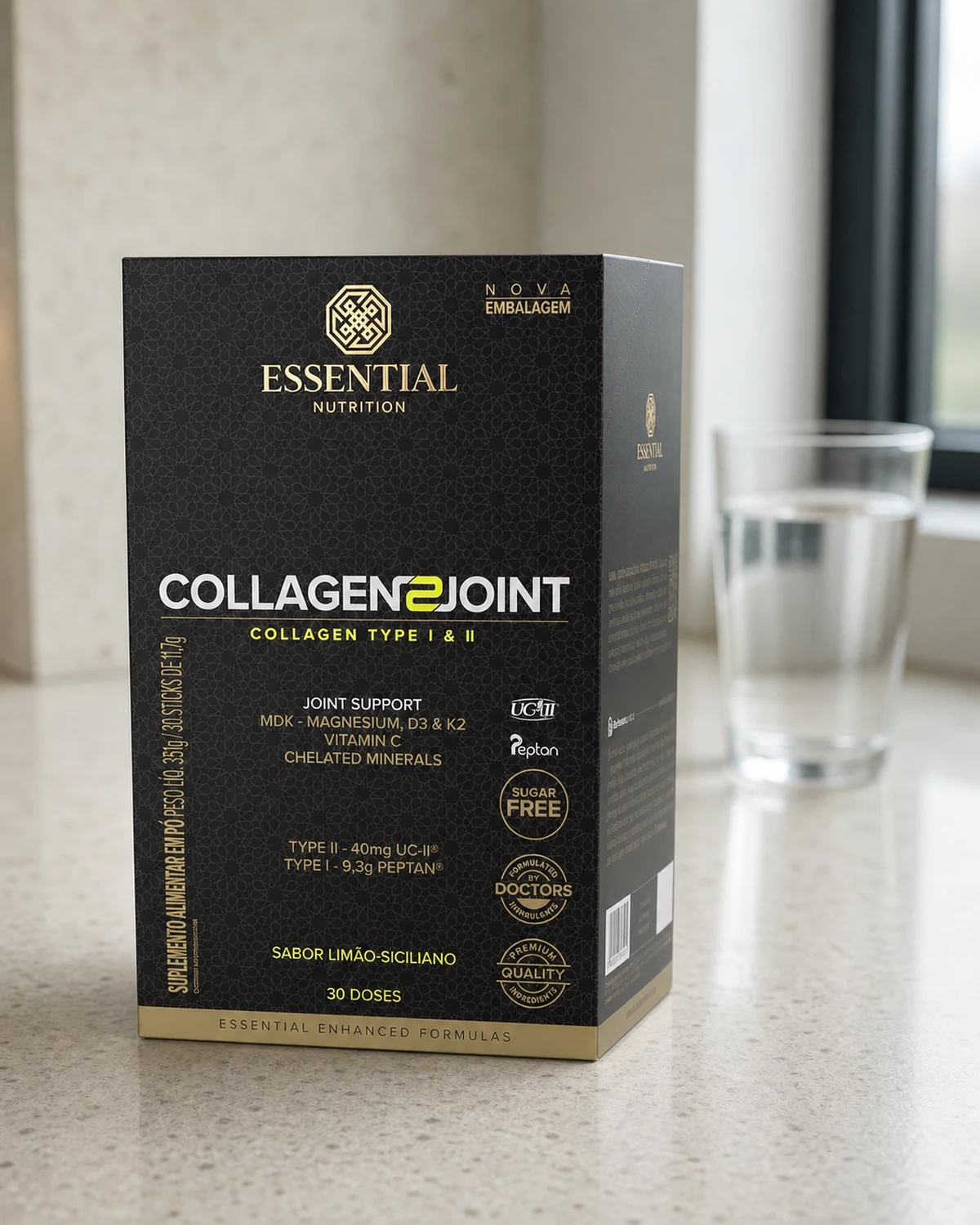 Collagen 2 Joint Essential Nutrition, caixa com 30 sachês