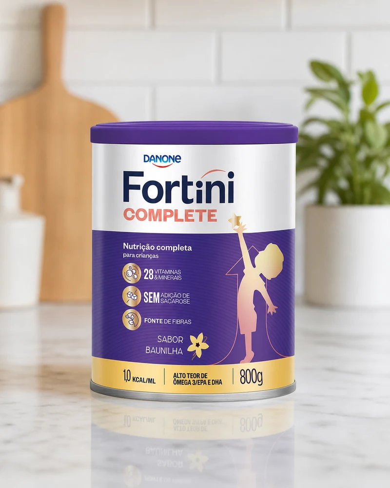 Fortini Fortini Complete Baunilha Suplemento em Pó 800g