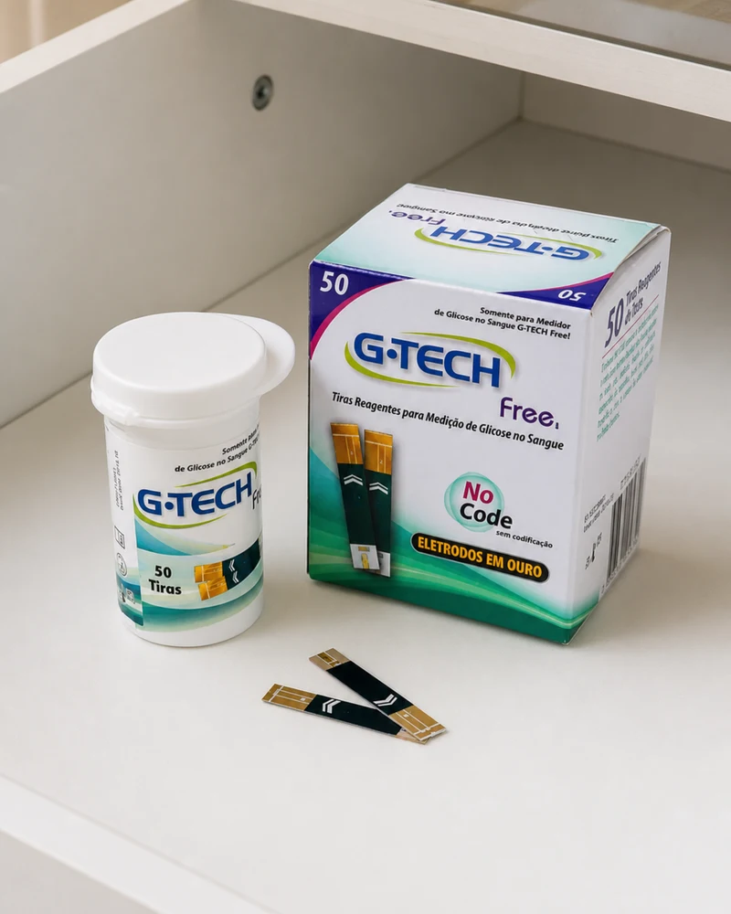G-Tech G-Tech Tiras de Teste de Glicemia (Free e Free Smart) 50 unidades