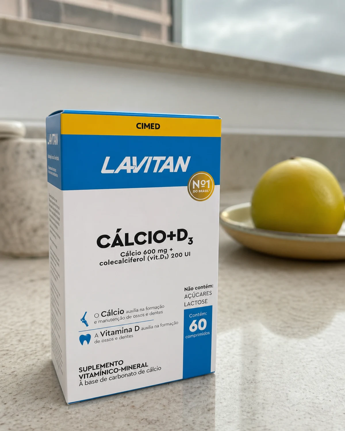 Lavitan Calcio + Vitamina D 200 UI, 60 comprimidos