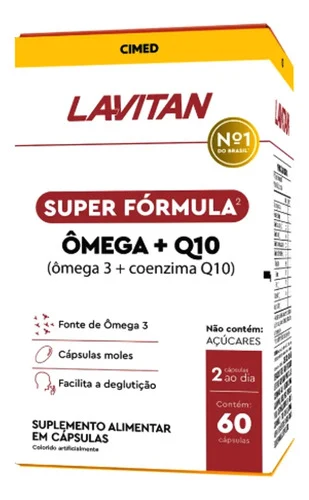 Lavitan Super Fórmula Mega Q10 Complex 30 cápsulas