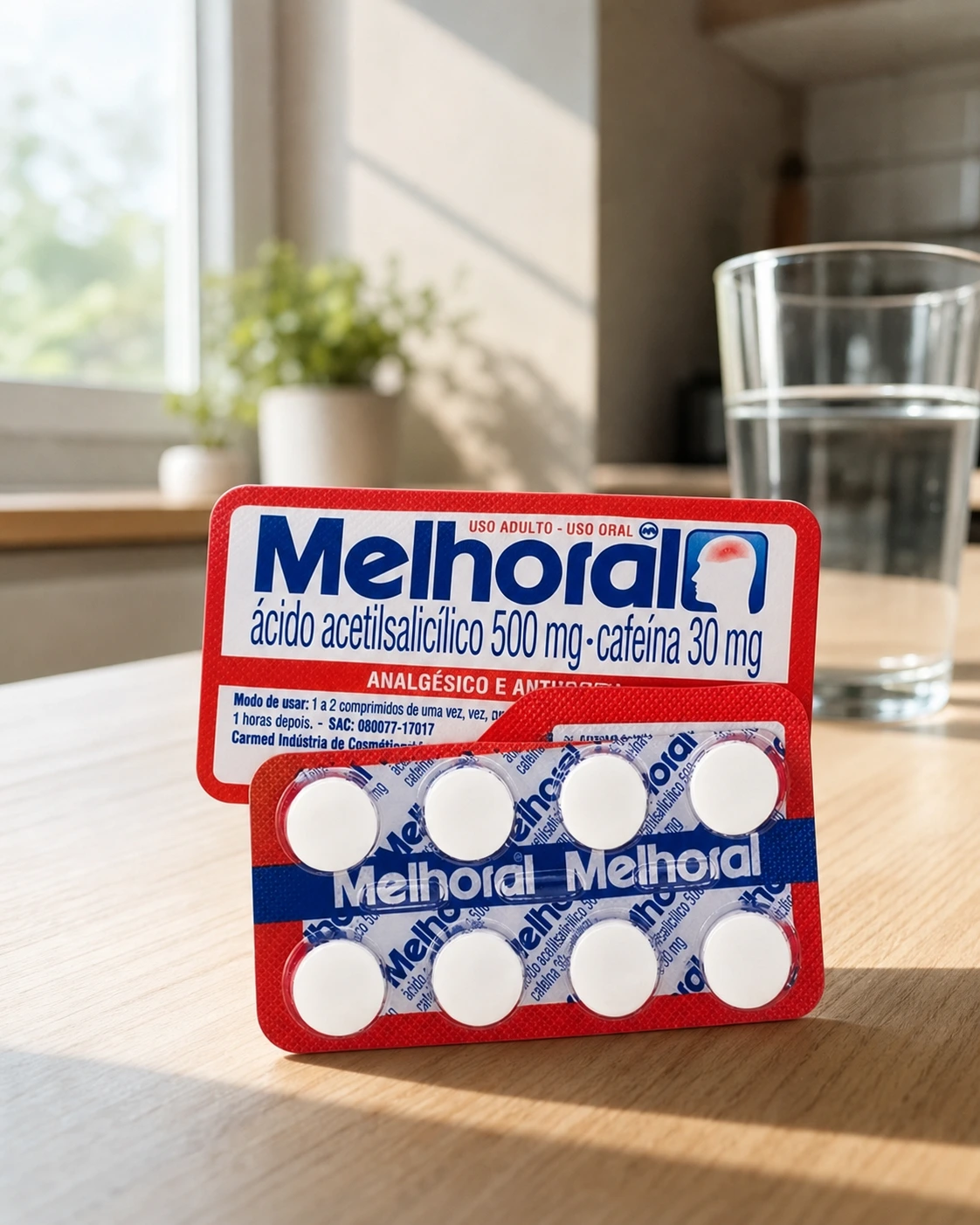 Melhoral Adulto 8 comprimidos