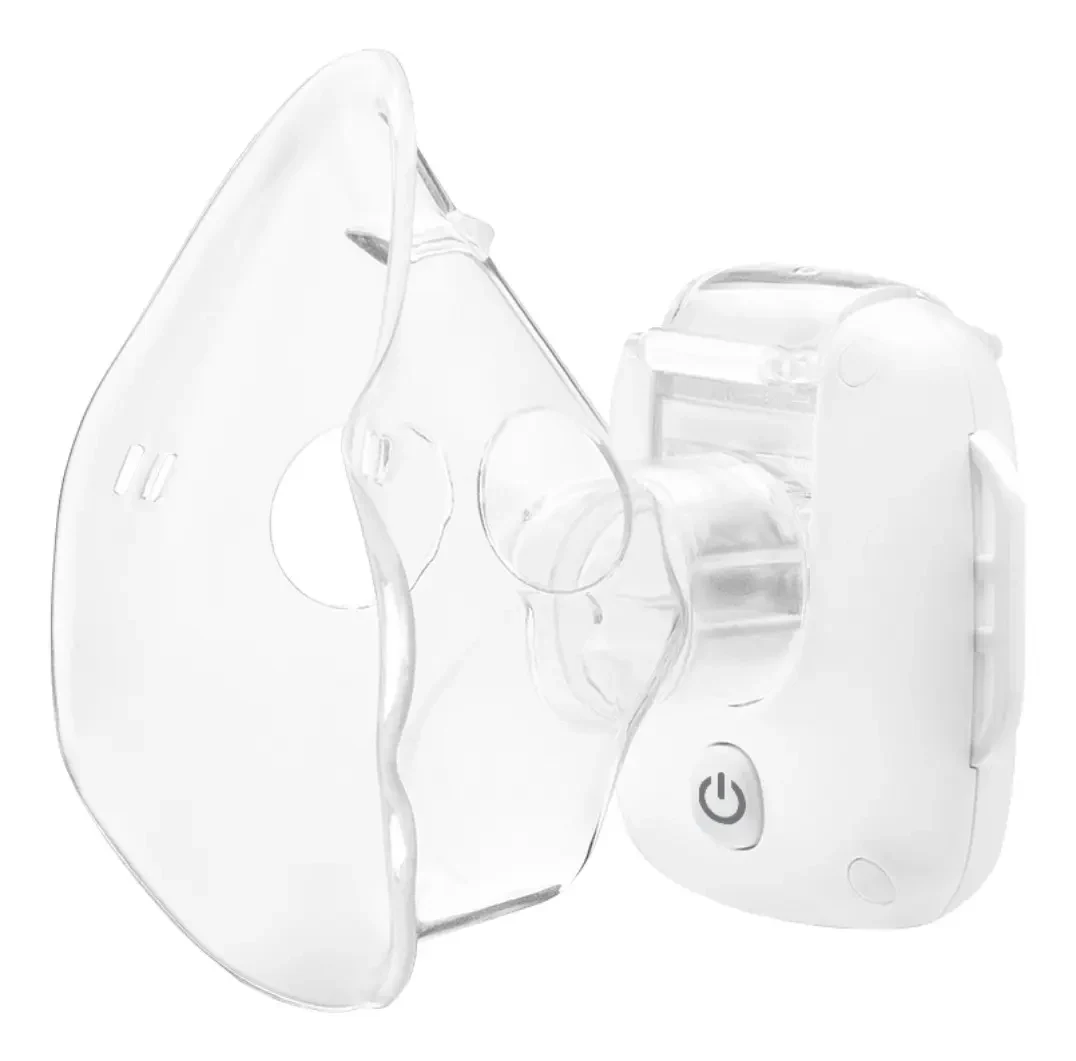 Inalador portátil Air Mask branco Multilaser HC221 com máscara