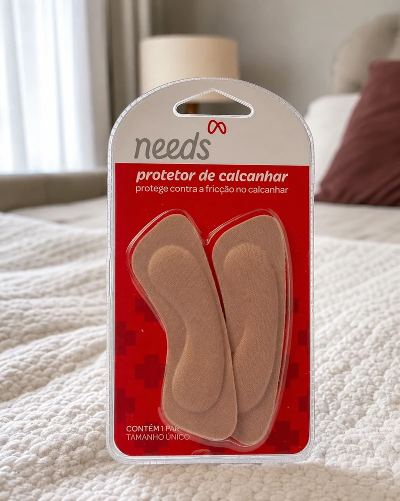 Needs Protetor de Calcanhar, par tamanho único