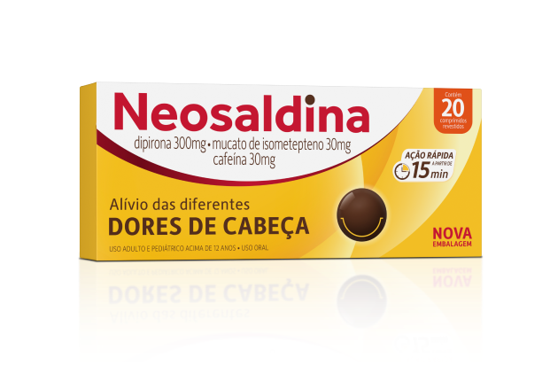 Neosaldina caixa com 20 drageas