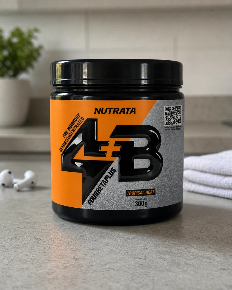 Nutrata Four Beta Plus Tropical Heat, pote de 300 g
