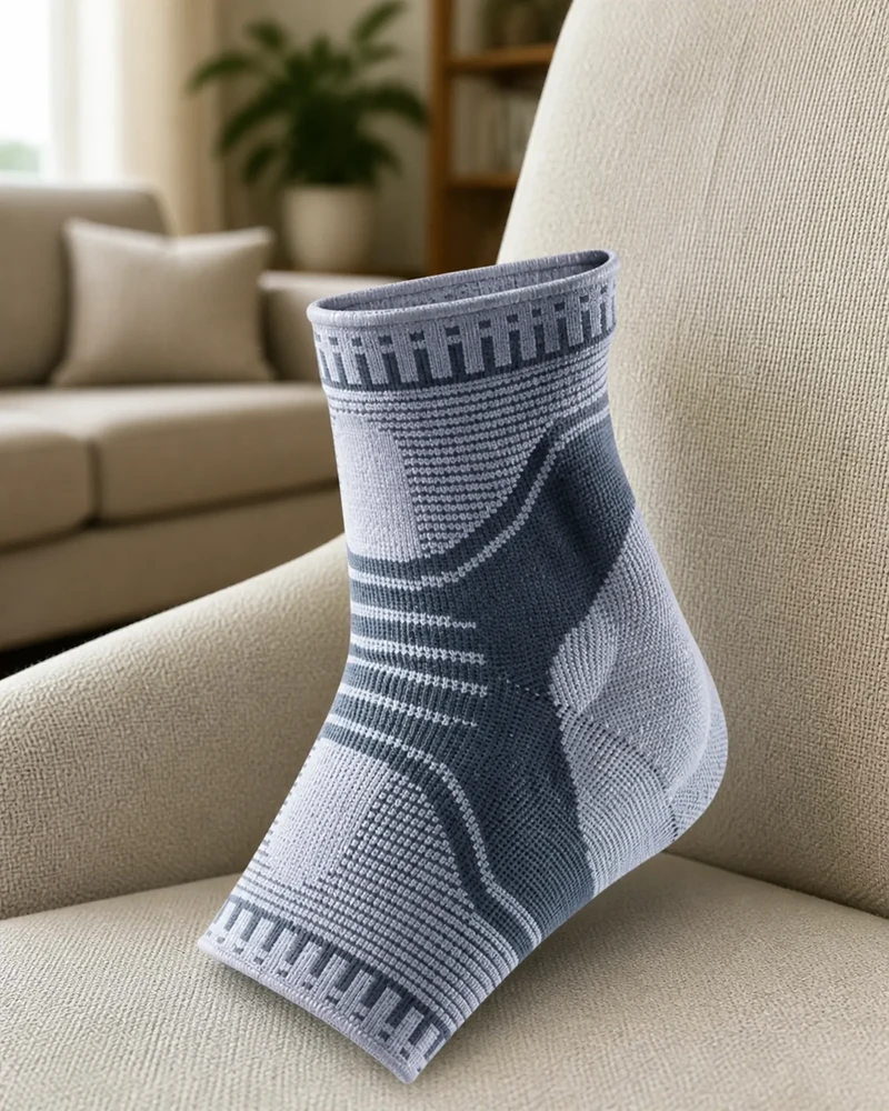 Oppo tornozeleira elástica compressiva com silicone