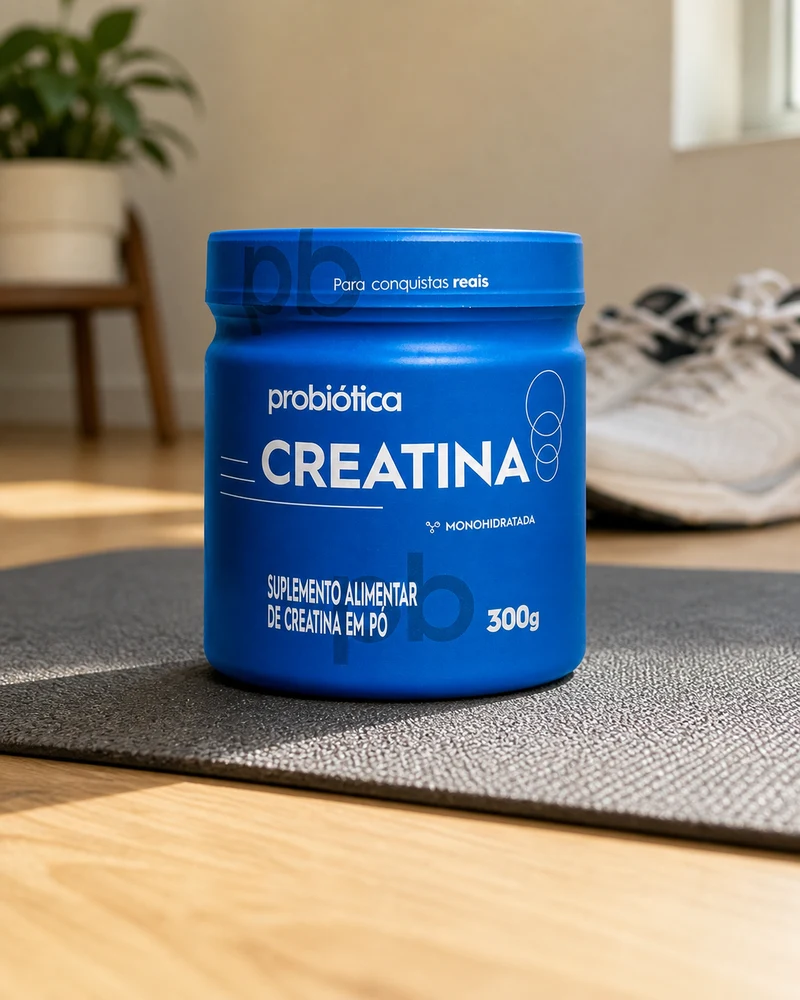 Probiótica Creatina monohidratada, pote de 300 g