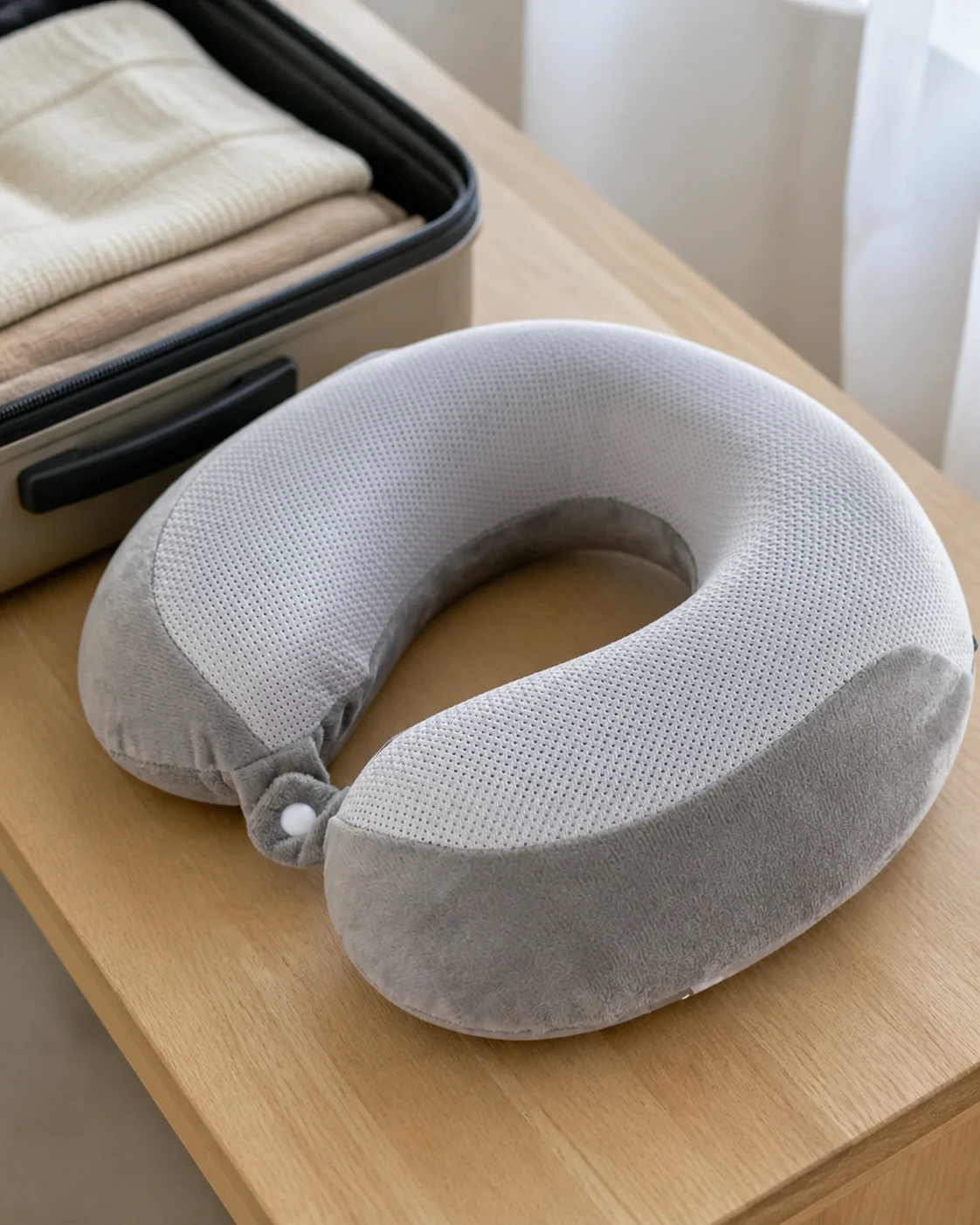 Travesseiro de pescoço Relaxmedic em espuma viscoelástica