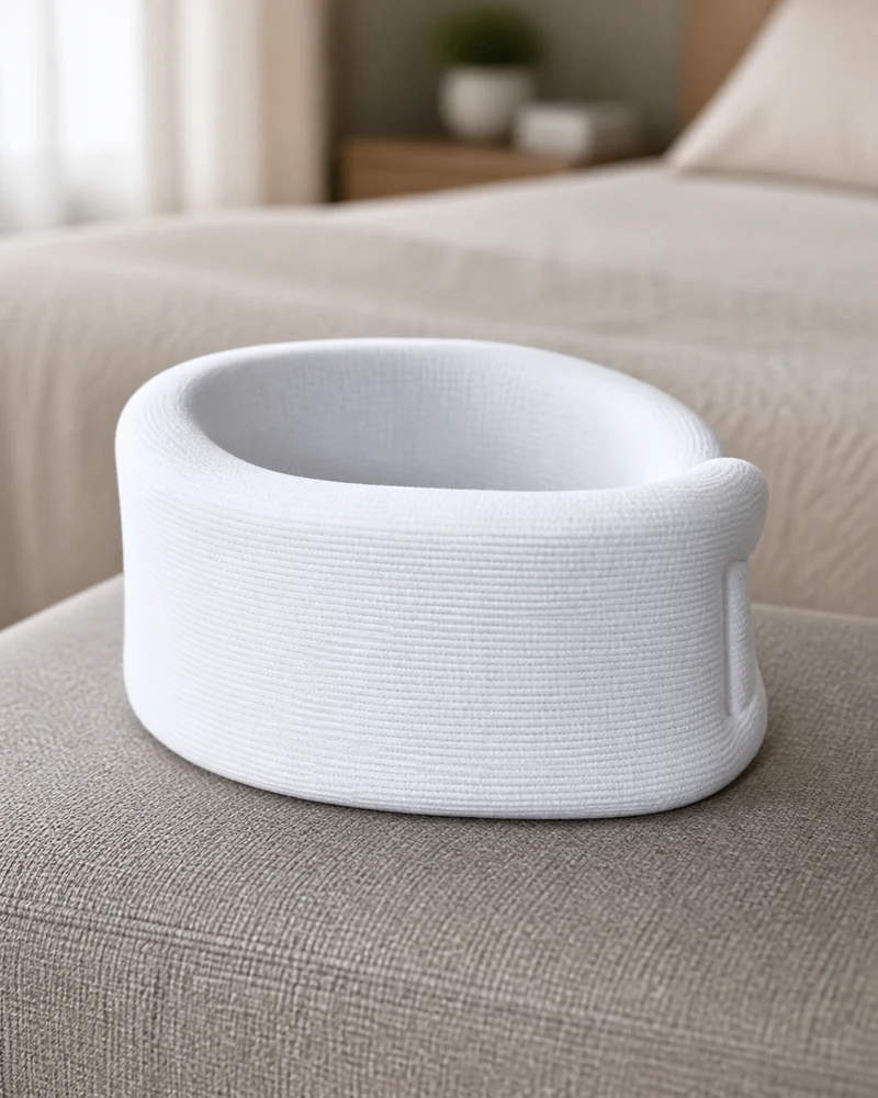 Colar cervical branco de espuma Salvapé 051