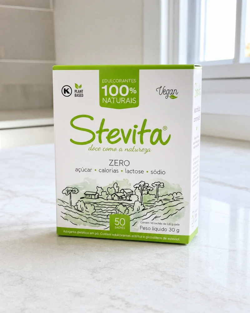 Stevita Stevita Adoçante em Pó Sachês 50 unidades