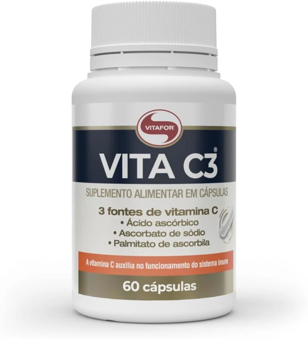 Vitafor Vita C3, frasco com 60 cápsulas