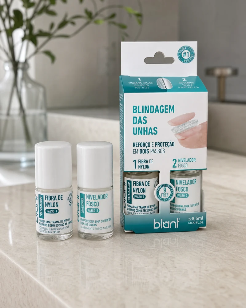 Blant Blant Blindagem das Unhas Fibra de Nylon 2x8,5ml