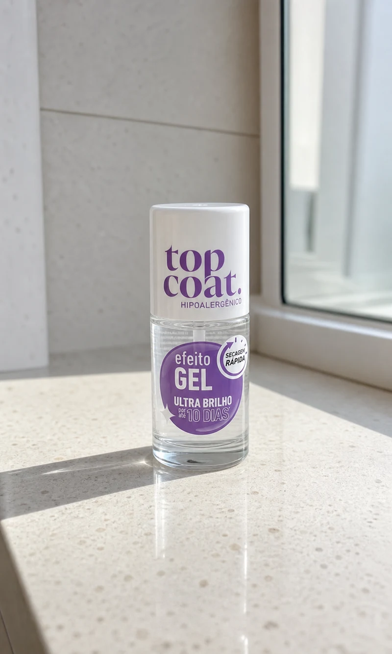 Blant Blant Top Coat Efeito Gel Incolor 8,5ml