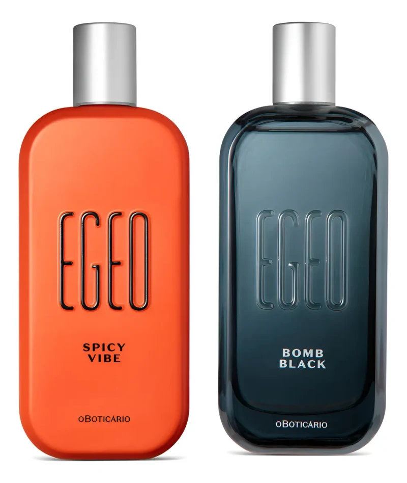 Egeo Colônia: Spicy Vibe 90ml Egeo Bomb Black 90ml