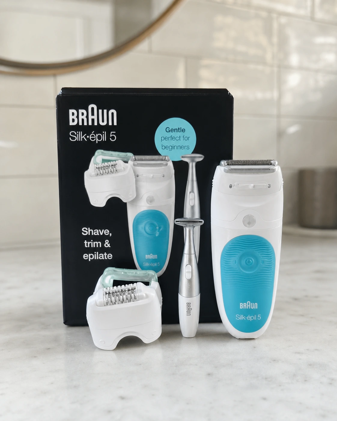Braun Silk-épil 5 5-810 depilador elétrico com acessórios