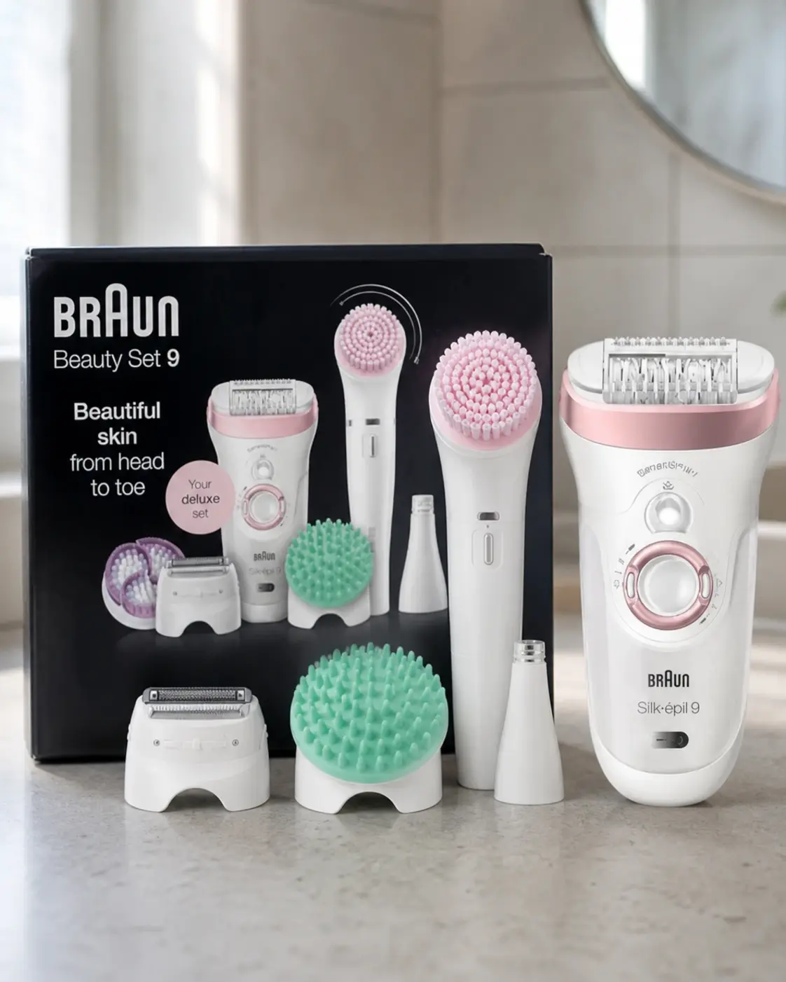 Braun Silk-épil 9 9-985 depilador elétrico com acessórios