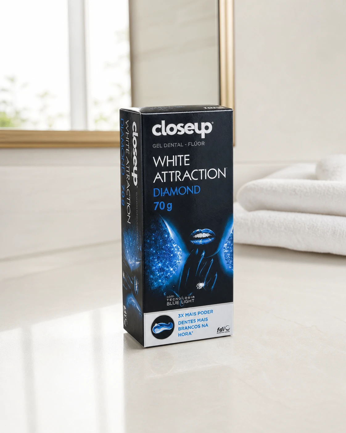 Closeup Gel Dental White Attraction Diamond 70g
