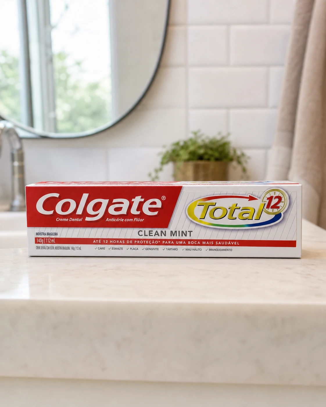 Creme dental Colgate Total 12 Clean Mint 140 g