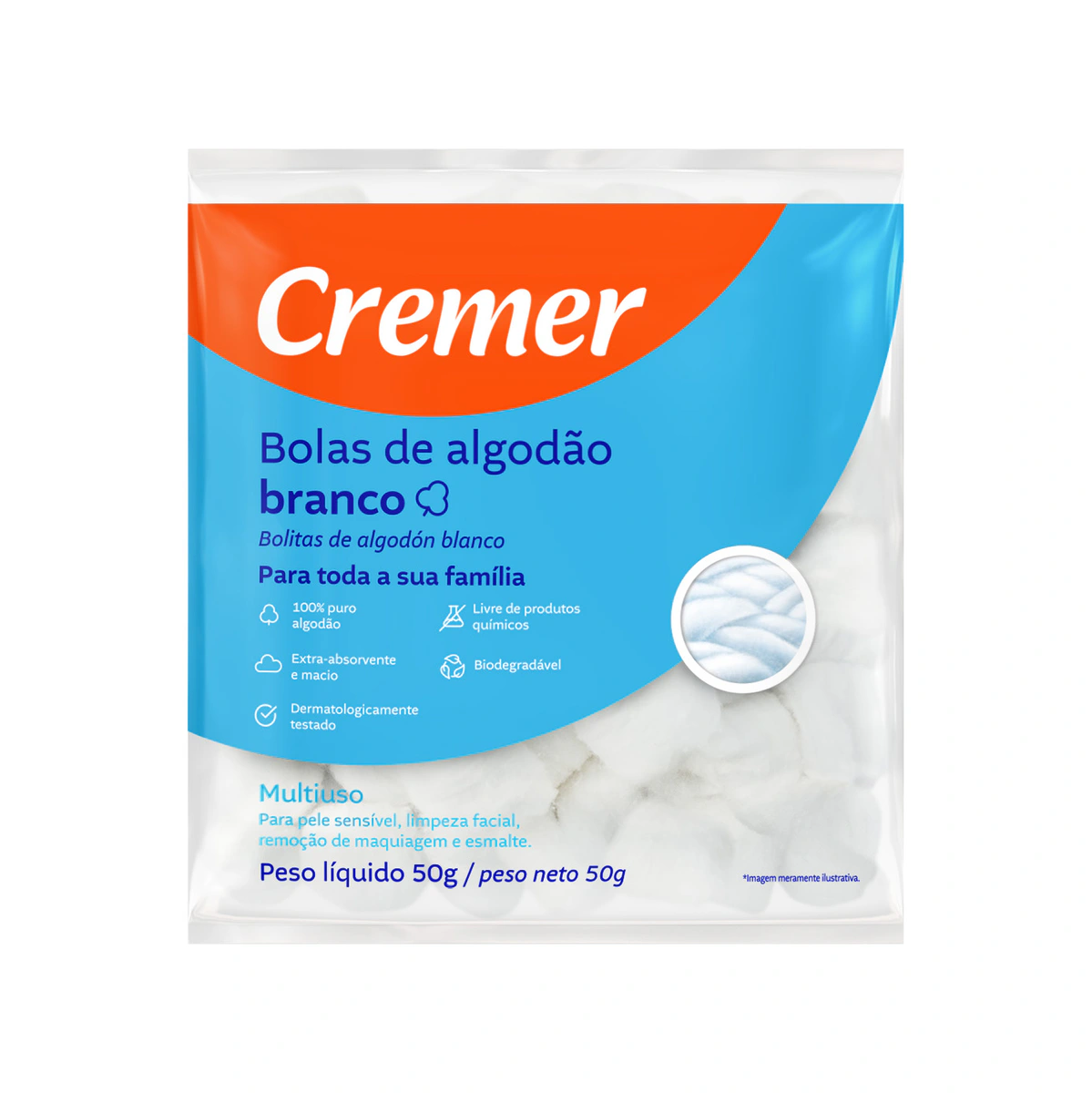Cremer Cremer Algodão Bolas, 95g