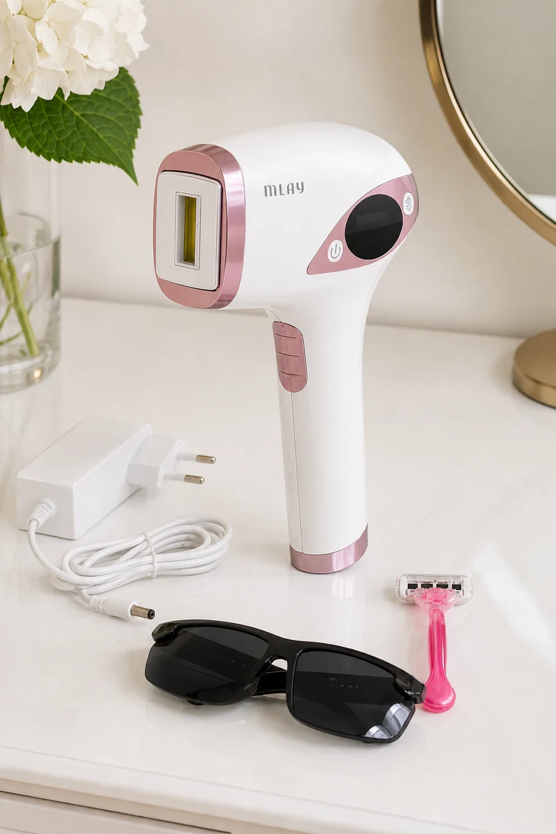 MLAY Depilador de Luz Pulsada MLAY T4 com Resfriamento