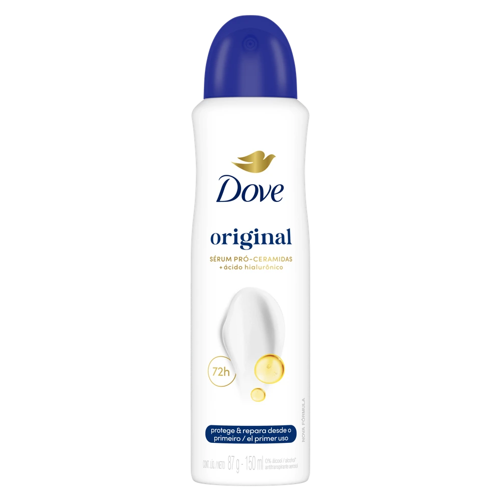 Dove Desodorante Antitranspirante Aerossol Original 150ml