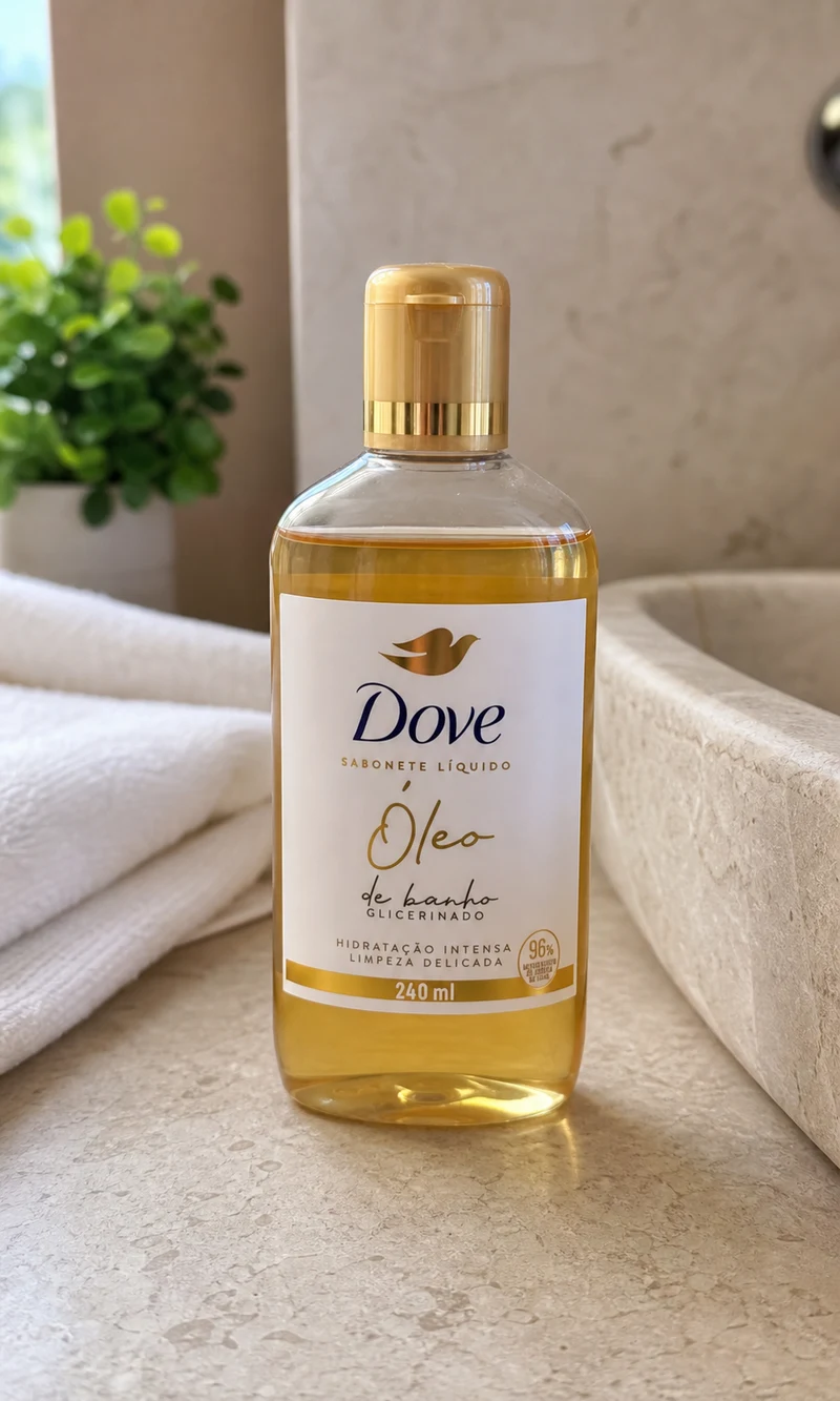 Dove Dove Óleo de Banho Hidratação Intensa e Limpeza Delicada 240ml