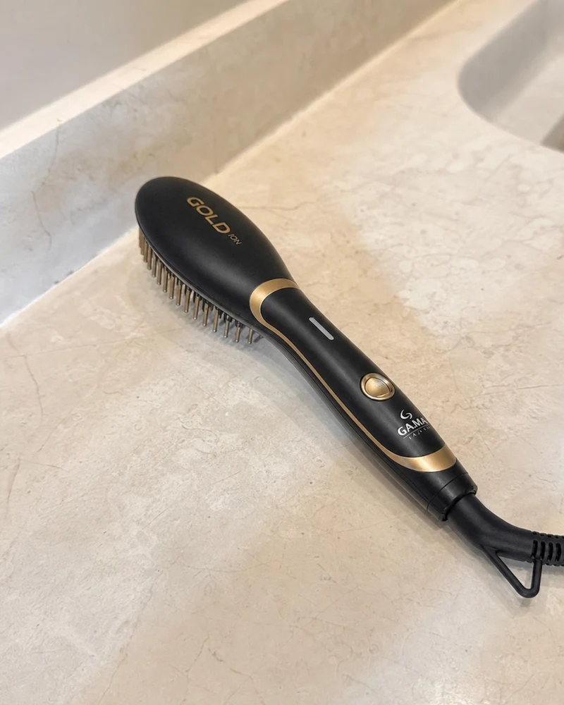 Gama Italy Escova Alisadora GA.MA Italy Gold Ion Mini Bivolt