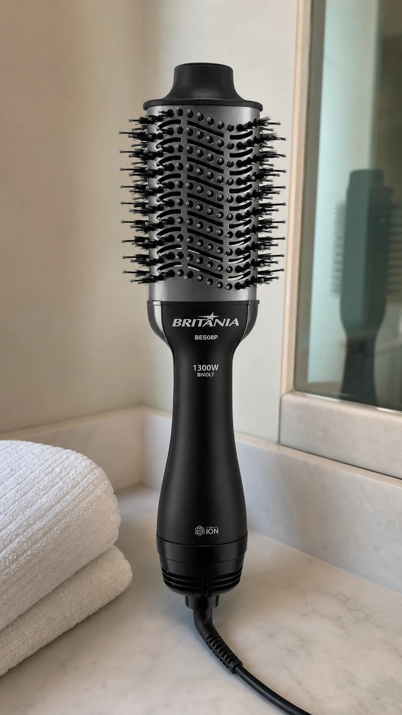 Britânia Escova Secadora Britânia BES08P 4 em 1 1300W Bivolt