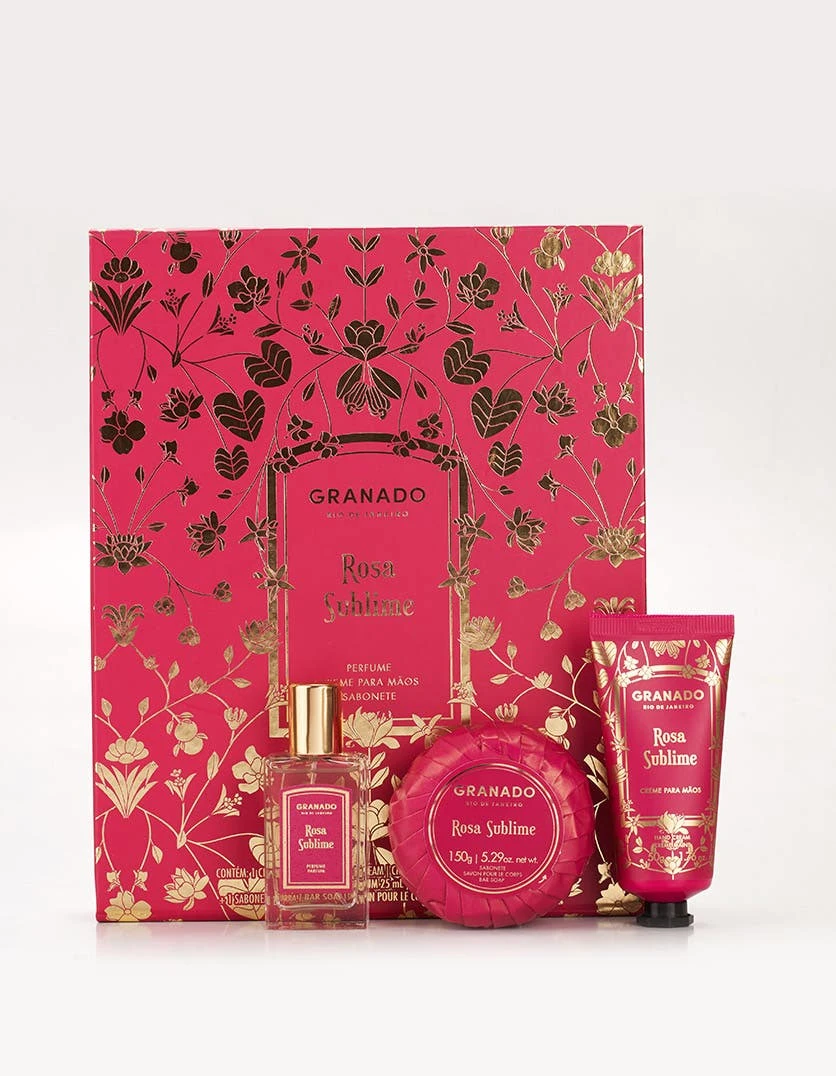 Trio Perfumado Granado Rosa Sublime