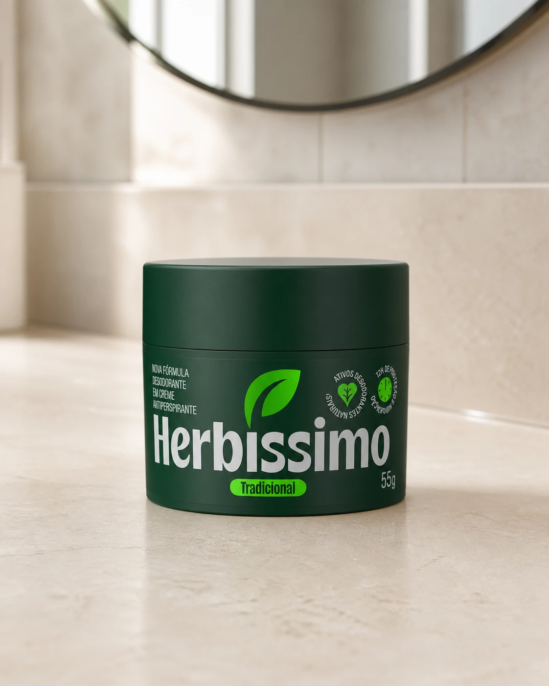 Herbíssimo Desodorante Cremoso Tradicional 55g