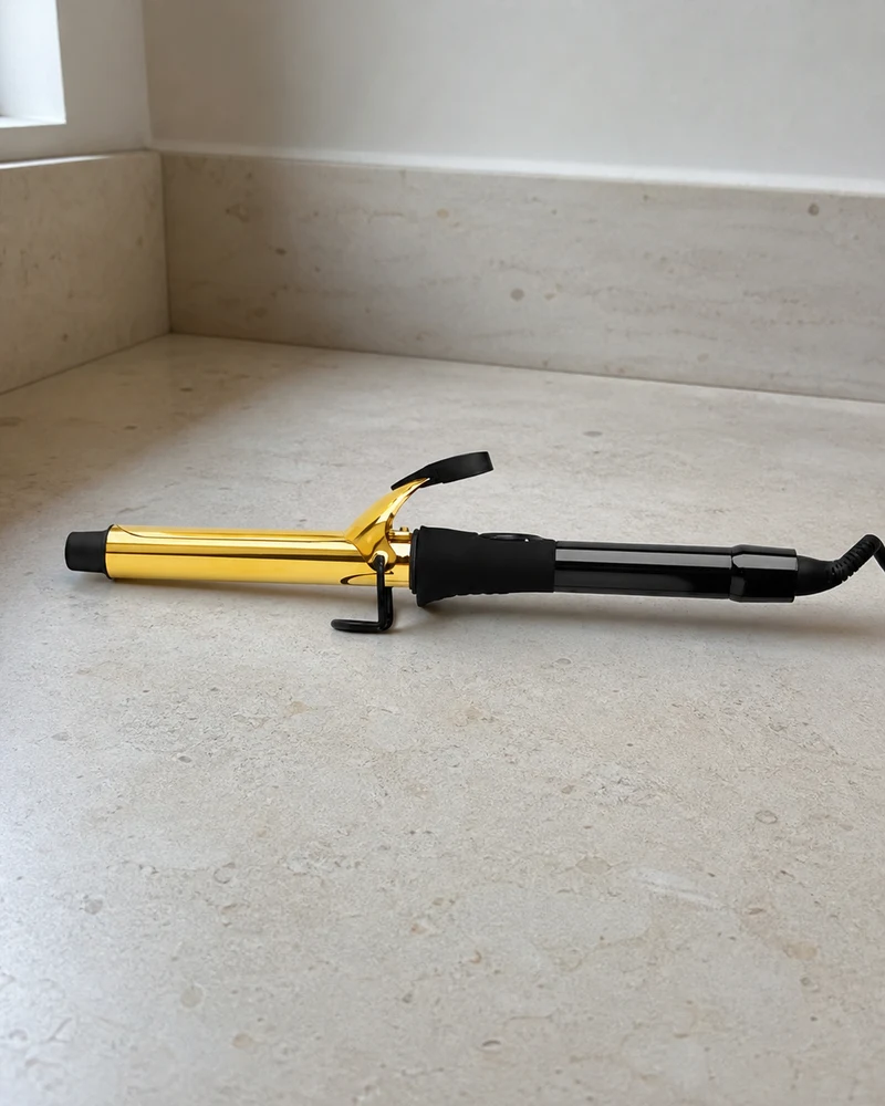 MQ Professional Modelador de Cachos MQ Professional Gold Titanium 25mm Bivolt
